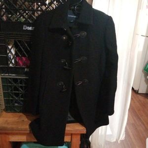 Black lands end coat